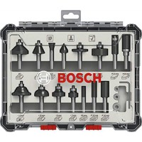  BOSCH frēžu komplekts 8 mm "Trims&Edging" (15 gab.) 